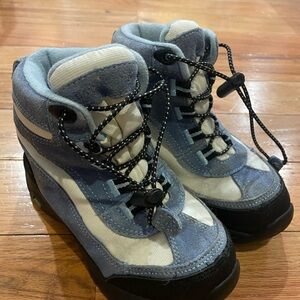 Lands' End Blue and White Kids Boots